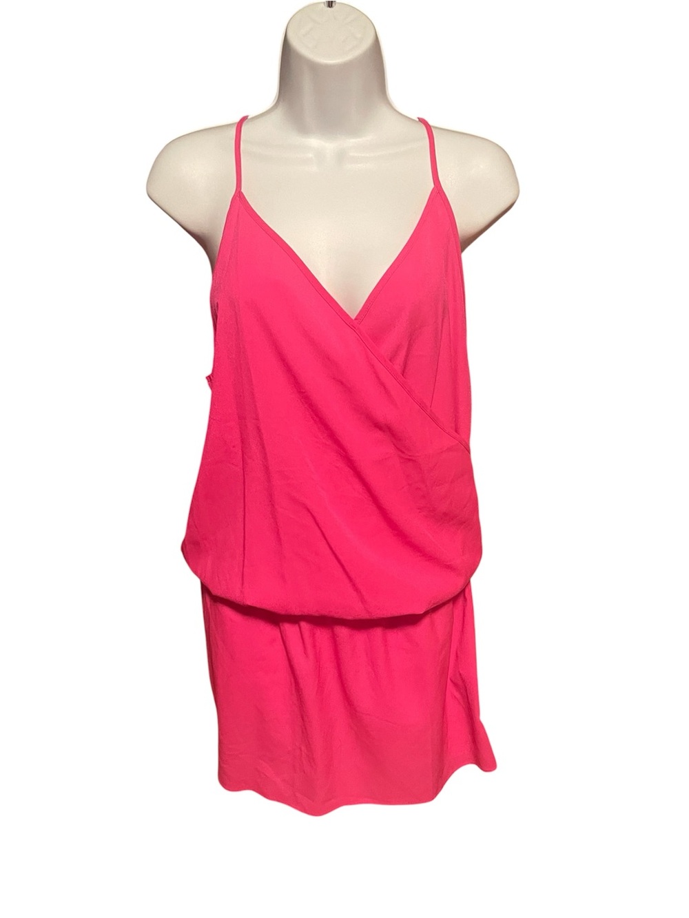 Nordstrom Hot Pink Spaghetti-Strap Swim Cover-Up Dress
